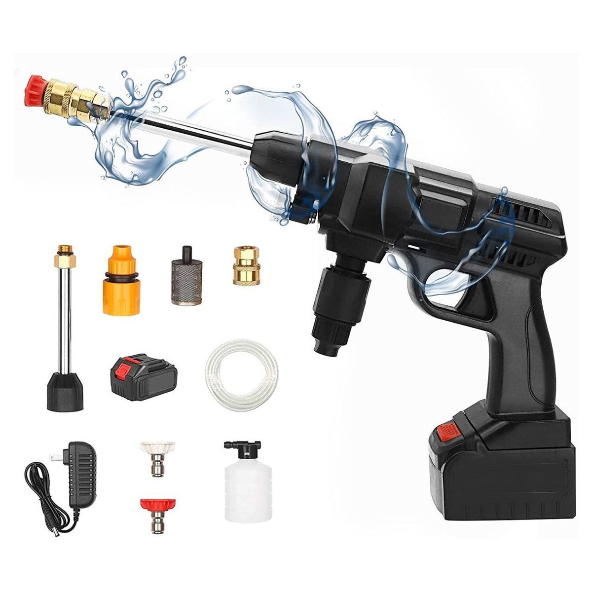 CHILE TENDENCIA - Hidrolavadora Portátil Inalámbrica Pistola Lavador