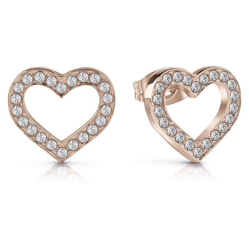GUESS - Guess Aros Rosados Mujer Corazón