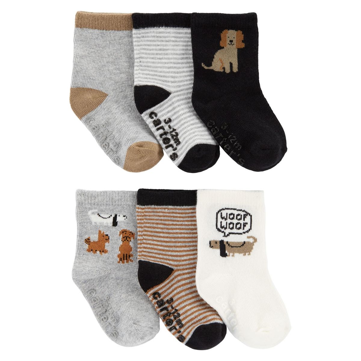 CARTER'S - Calcetines Pack 6 Pares Bebé Niño Carter's