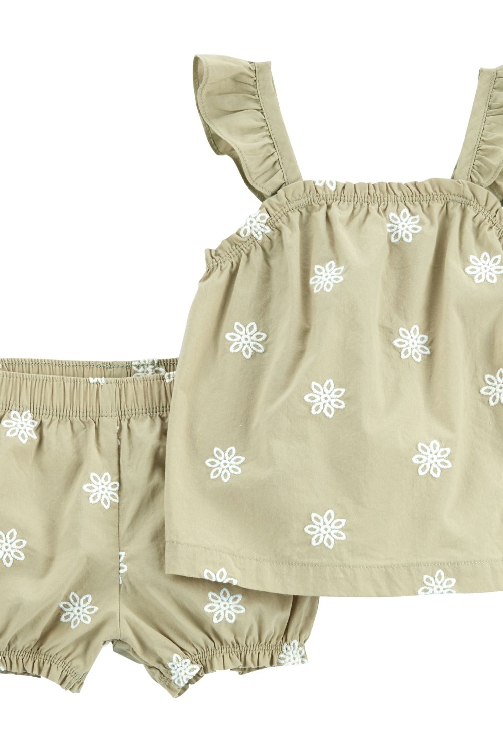 CARTER'S - Conjunto 2 piezas Blusa y Short Bombacho Bebé Niña Carter's