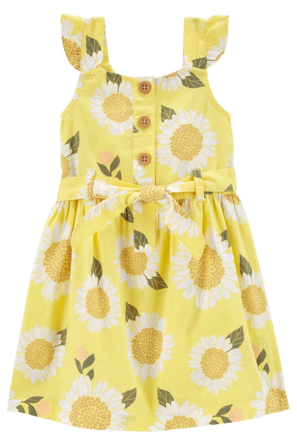CARTER'S - Vestido Lino Girasoles  Niña