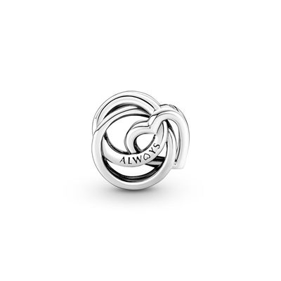 Imagen 2 del producto Charm Corazón Y Circulos Familia De Plata Mujer