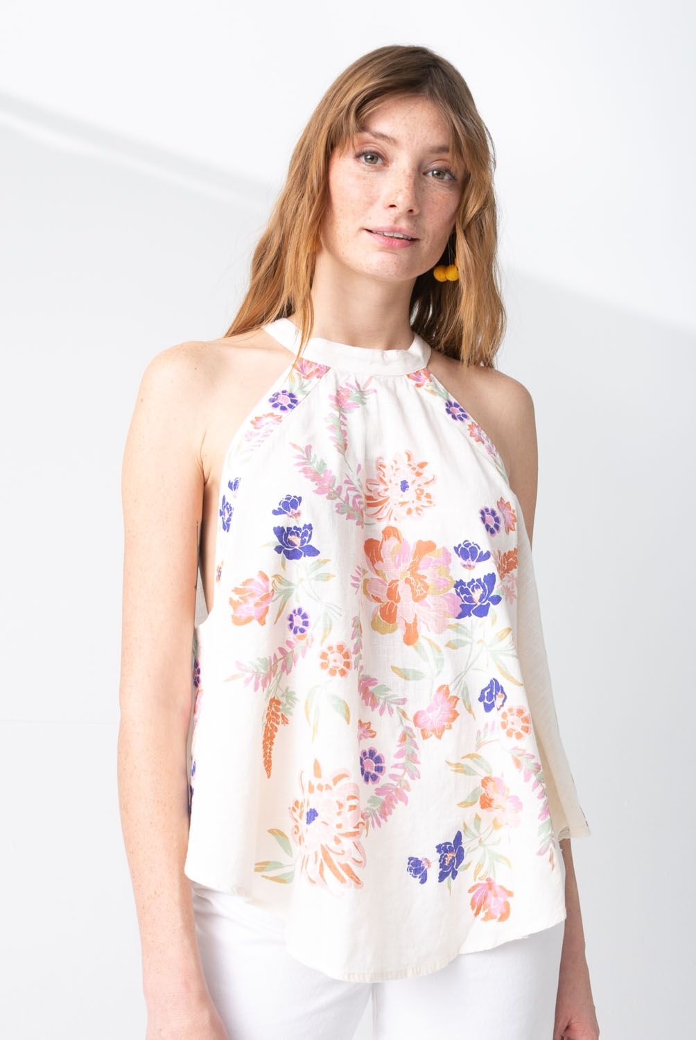 FREEPEOPLE - Blusa Cuello Halter Mujer Free People