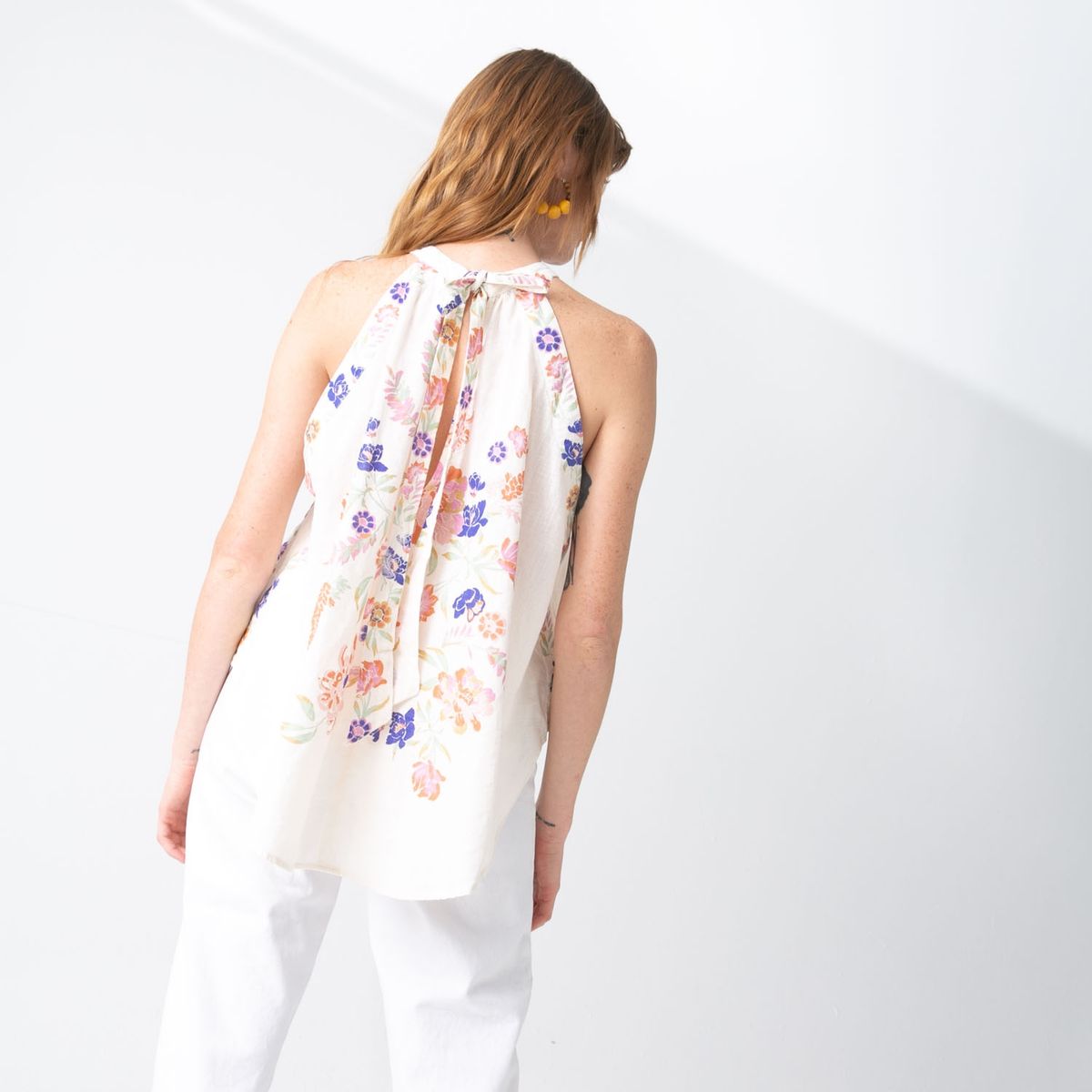 FREEPEOPLE - Blusa Cuello Halter Mujer Free People