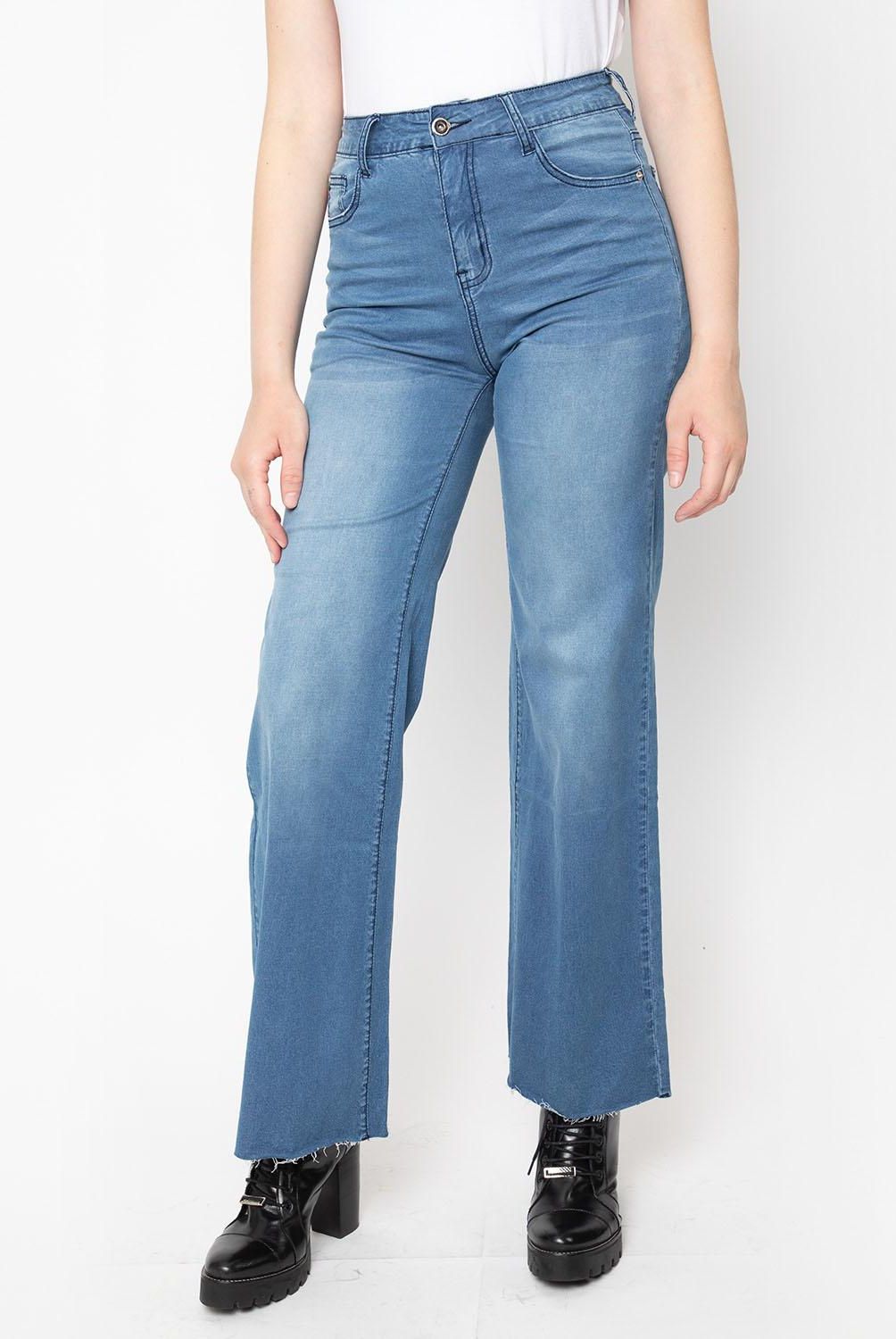 ELLUS - Ellus Jeans Wide Leg Tiro Alto Mujer