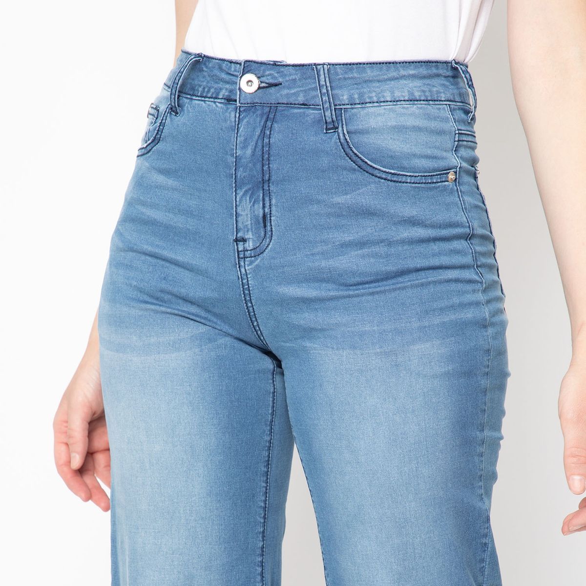 ELLUS - Ellus Jeans Wide Leg Tiro Alto Mujer