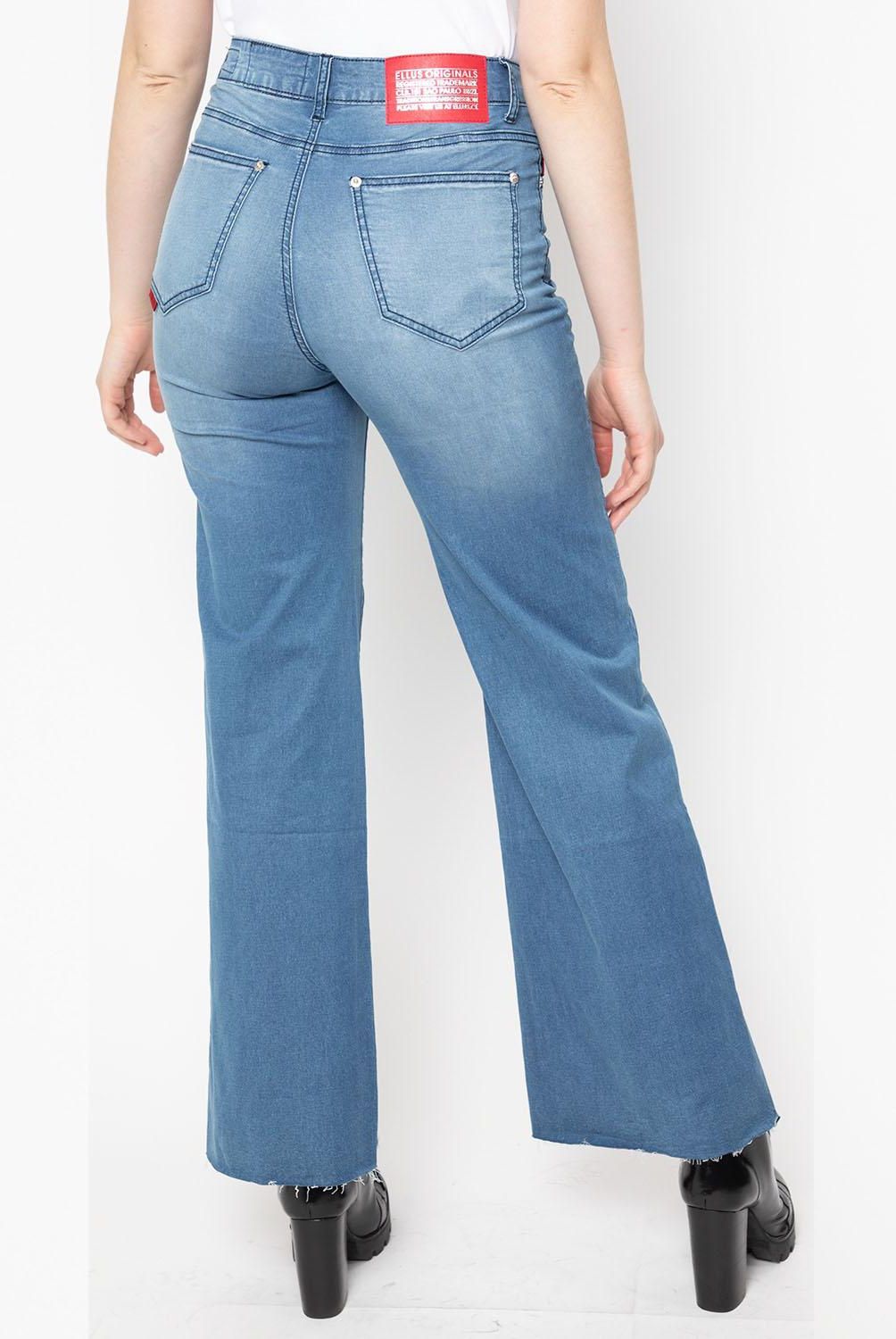ELLUS - Ellus Jeans Wide Leg Tiro Alto Mujer