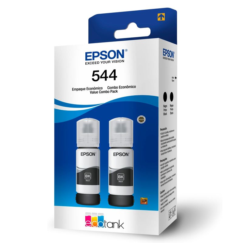 Epson - Pack Botellas Epson T544 2 Negro