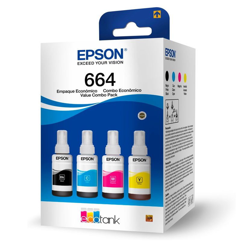 Epson - Pack Botellas Epson T664 Ncma