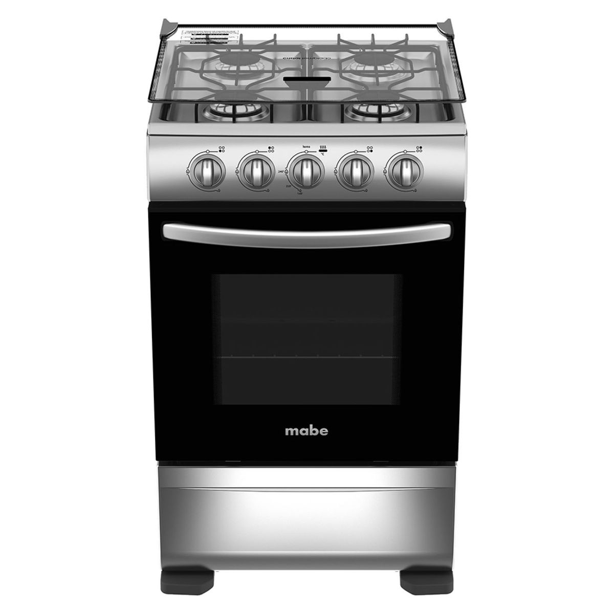 MABE - Cocina 4 Quemadores Horno De 61.56 Lt Gas Licuado Cmc5110Ax0 Mabe