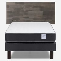 Cama Europea Wave 0.90x1.90 Respaldo Tabor G