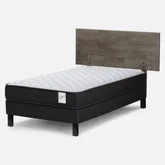 ROSEN - Cama Europea Wave 0.90x1.90 Respaldo Tabor G