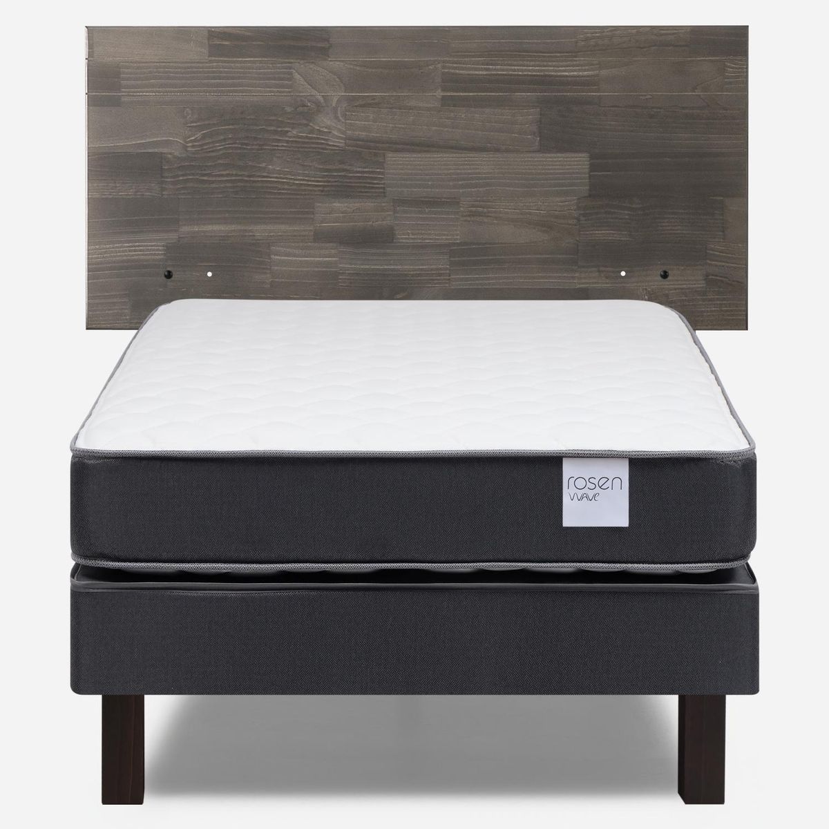 ROSEN - Cama Europea 1.5 Plaza Wave + Respaldo Tabor G Rosen