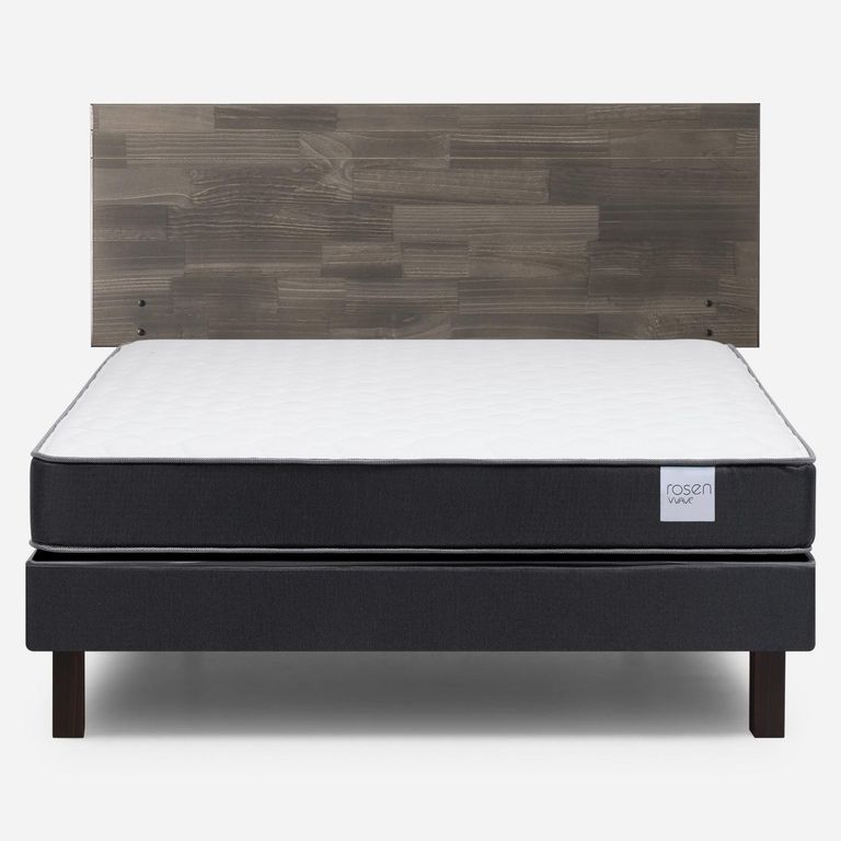 Cama Europea Wave 2 Plazas x 1.90 mt Base Normal + Respaldo