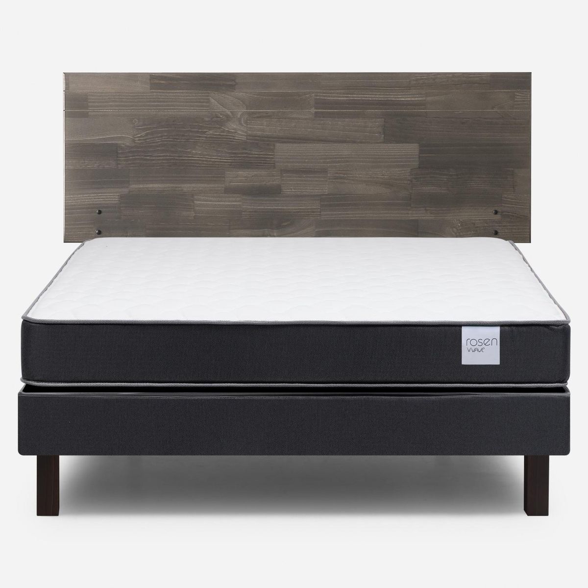 ROSEN - Cama Europea 2 Plazas Wave Base Normal+ Respaldo Tabor G Rosen