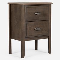 Velador anna 2 cajones