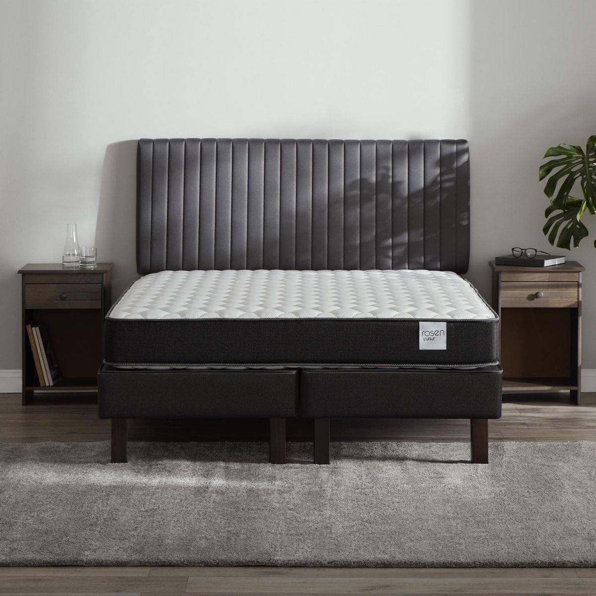 ROSEN - Cama Europea Wave 2 Plazas X 1.90Mt Base Normal Rosen