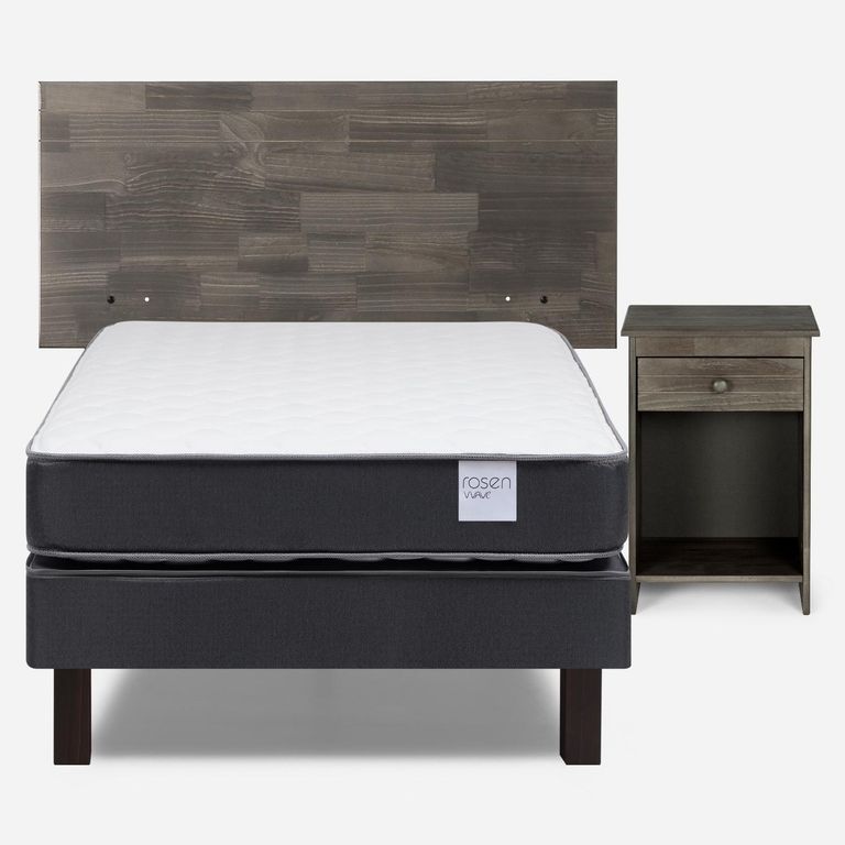 Cama Europea Wave 1 Plaza X 1.90Mt
