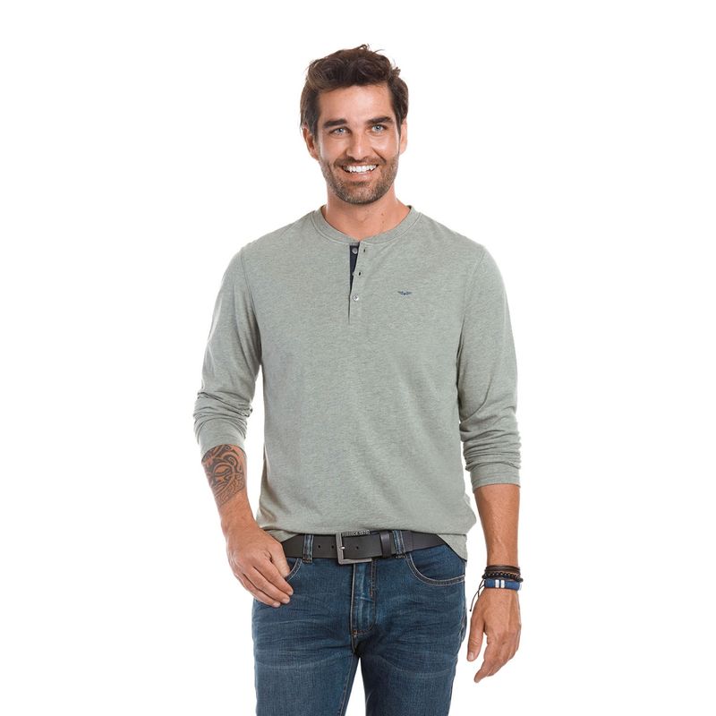 FEROUCH - Polera manga larga hombre