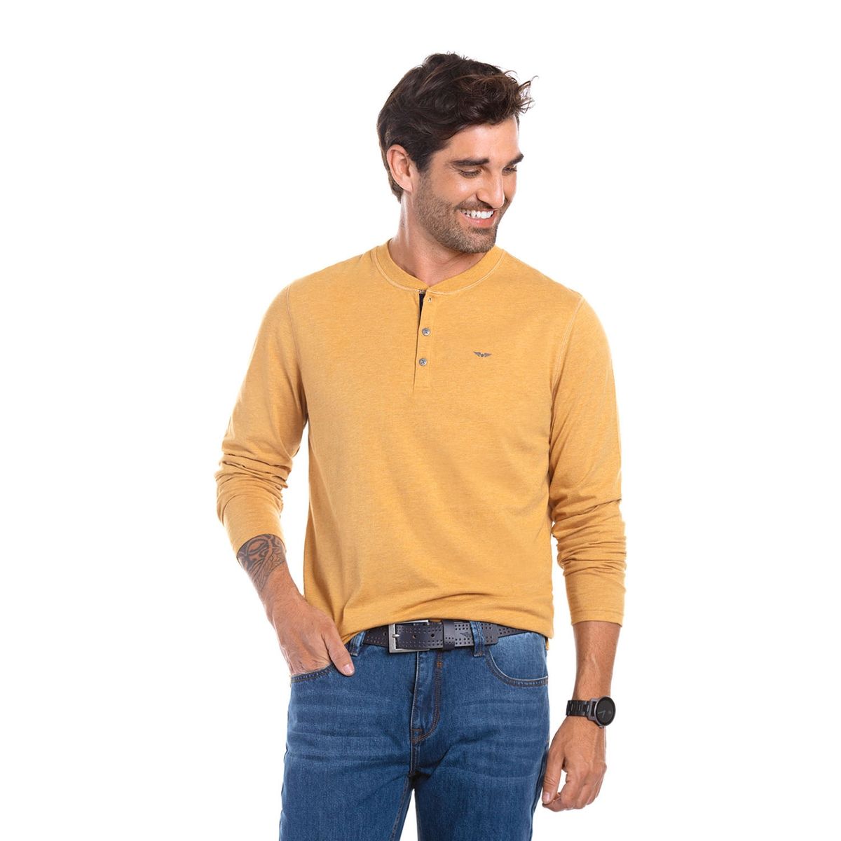 FEROUCH - Polera manga larga hombre