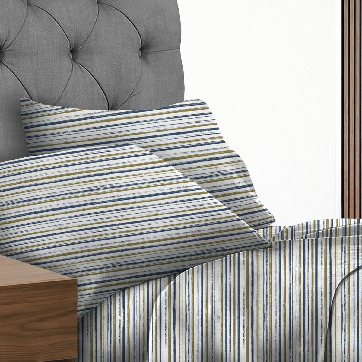 ILLUSIONS - Juego De Sábanas 144 Hilos Khaled Illusions