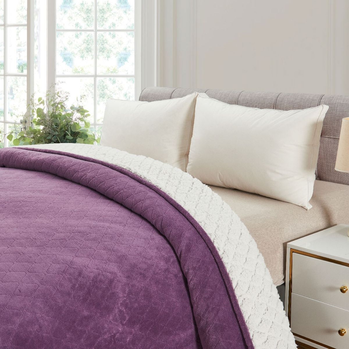 ILLUSIONS - Cobertor Coral Lilac