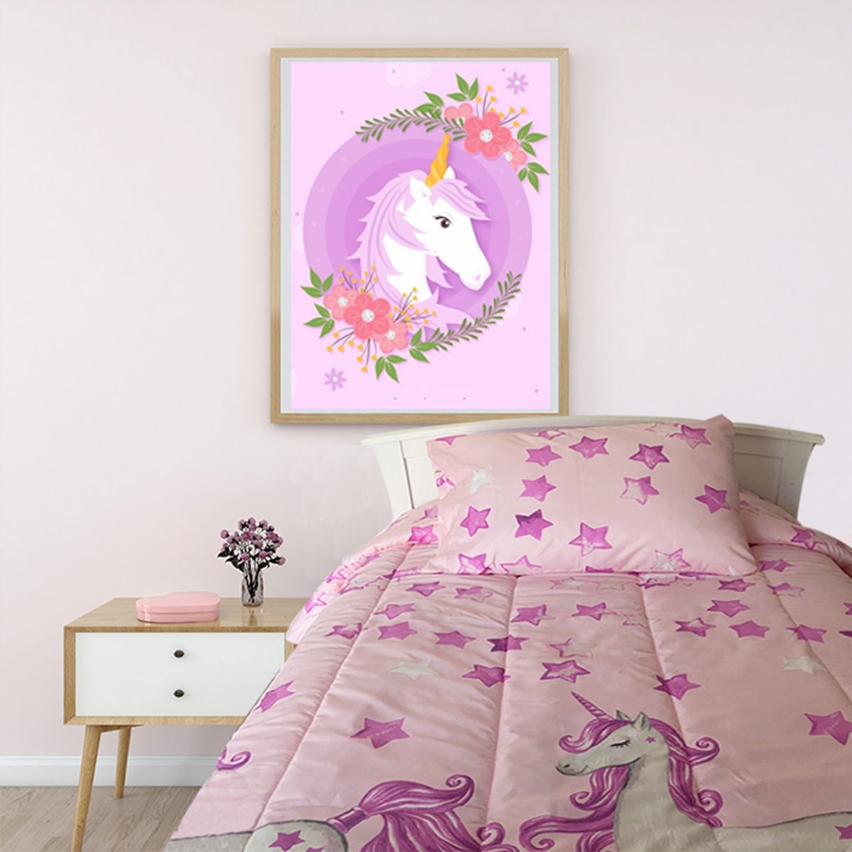 ILLUSIONS - Plumón Infantil Girl Unicornio Illusions