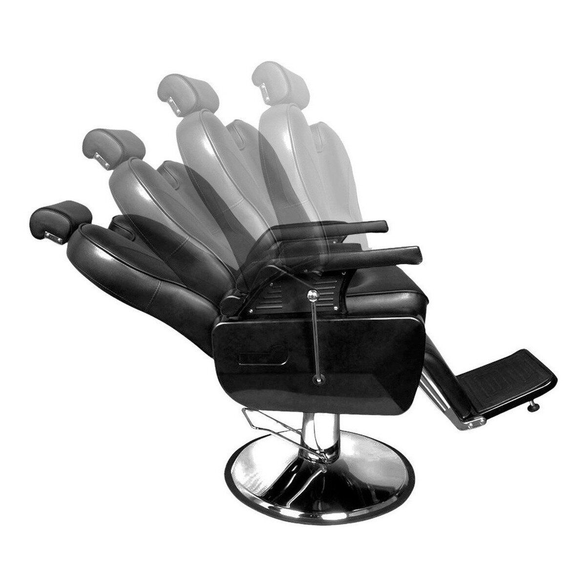 NANOFORT - Sillon Peluqueria Barberia  Salon Belleza Profesional Negro