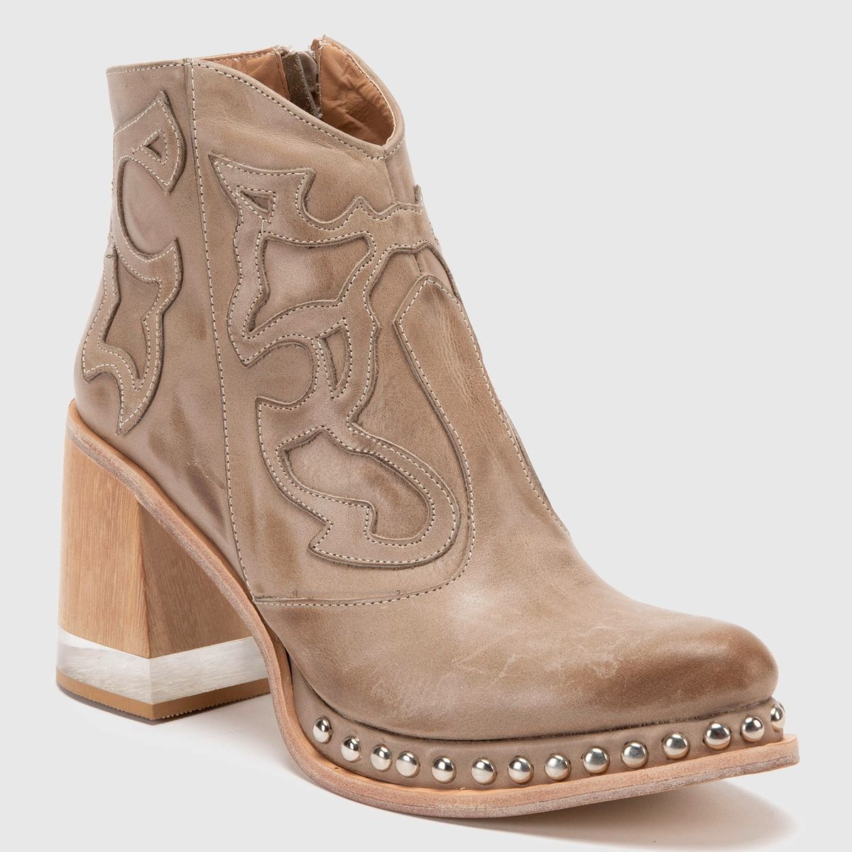 COLMADA - Colmada Botín Mujer Cuero Café