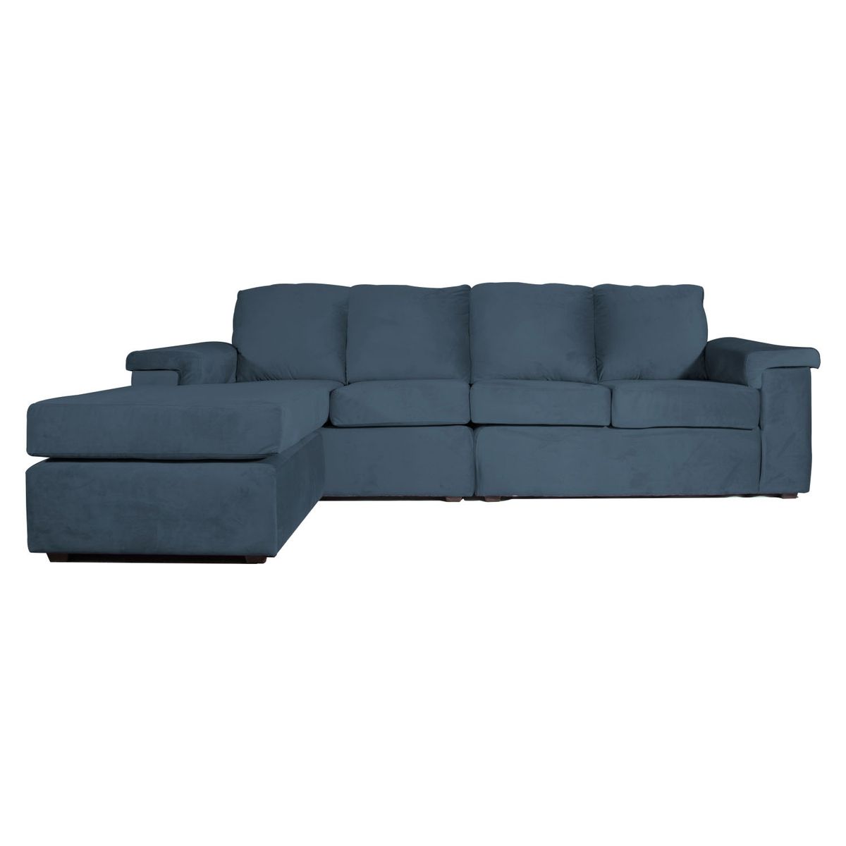 SANENZZO - Sofá Seccional Torino 4 Cuerpos  Felpa Sanenzzo