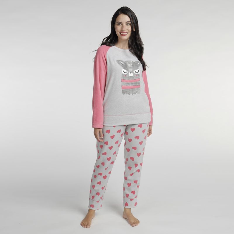 KAYSER - Pijama Mujer Polar Manga Larga