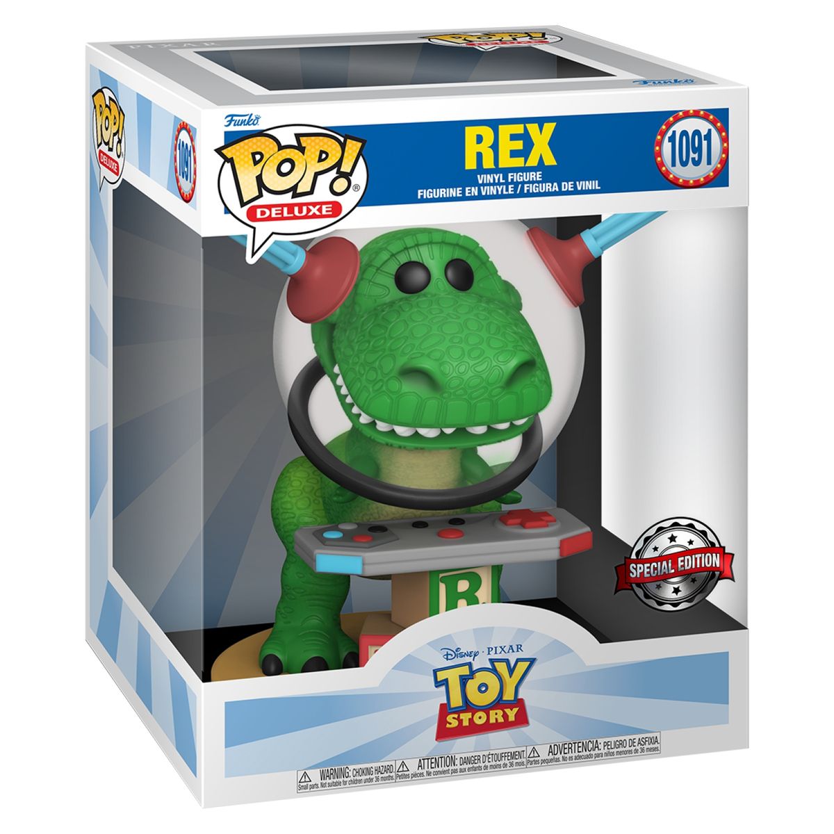 FUNKO - Funko Pop Deluxe Toy Story Rex