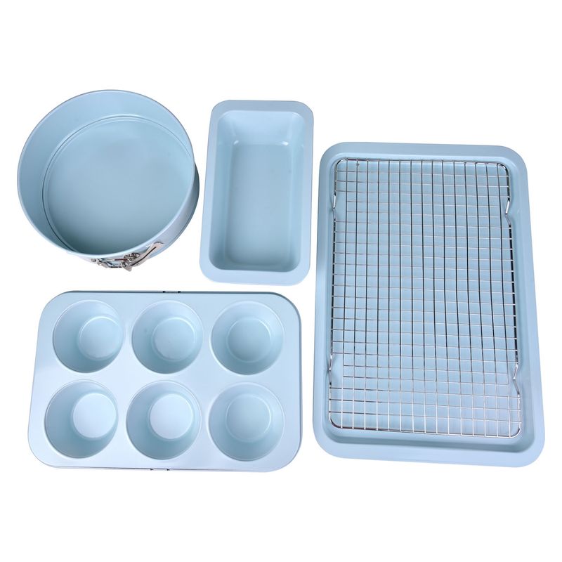 ROICHEN - Set Repostería 5 Piezas Celeste Magnolia Roichen