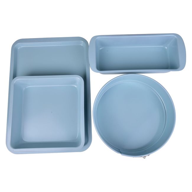 ROICHEN - Set Repostería 4 Piezas Celeste Magnolia Roichen