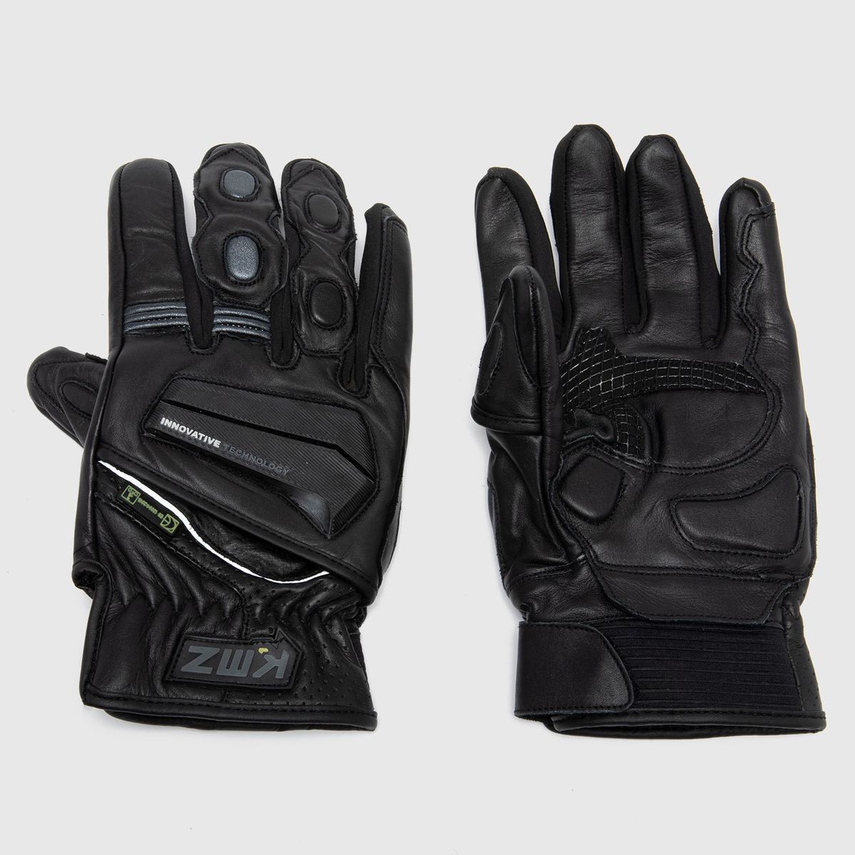 KMZ - Guantes Cortos De Cuero Unisex Kmz