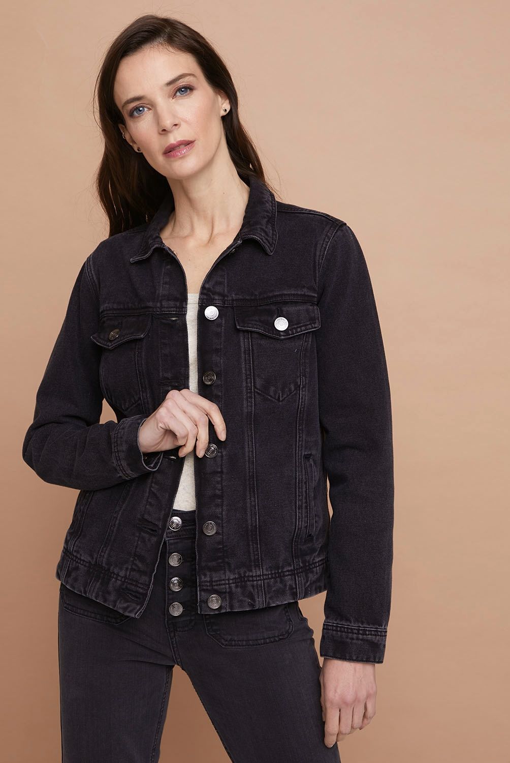 APOLOGY - Chaqueta Mujer Bordada Corazón Fundación Nuestros Hijos Cecilia Bolocco para Apology