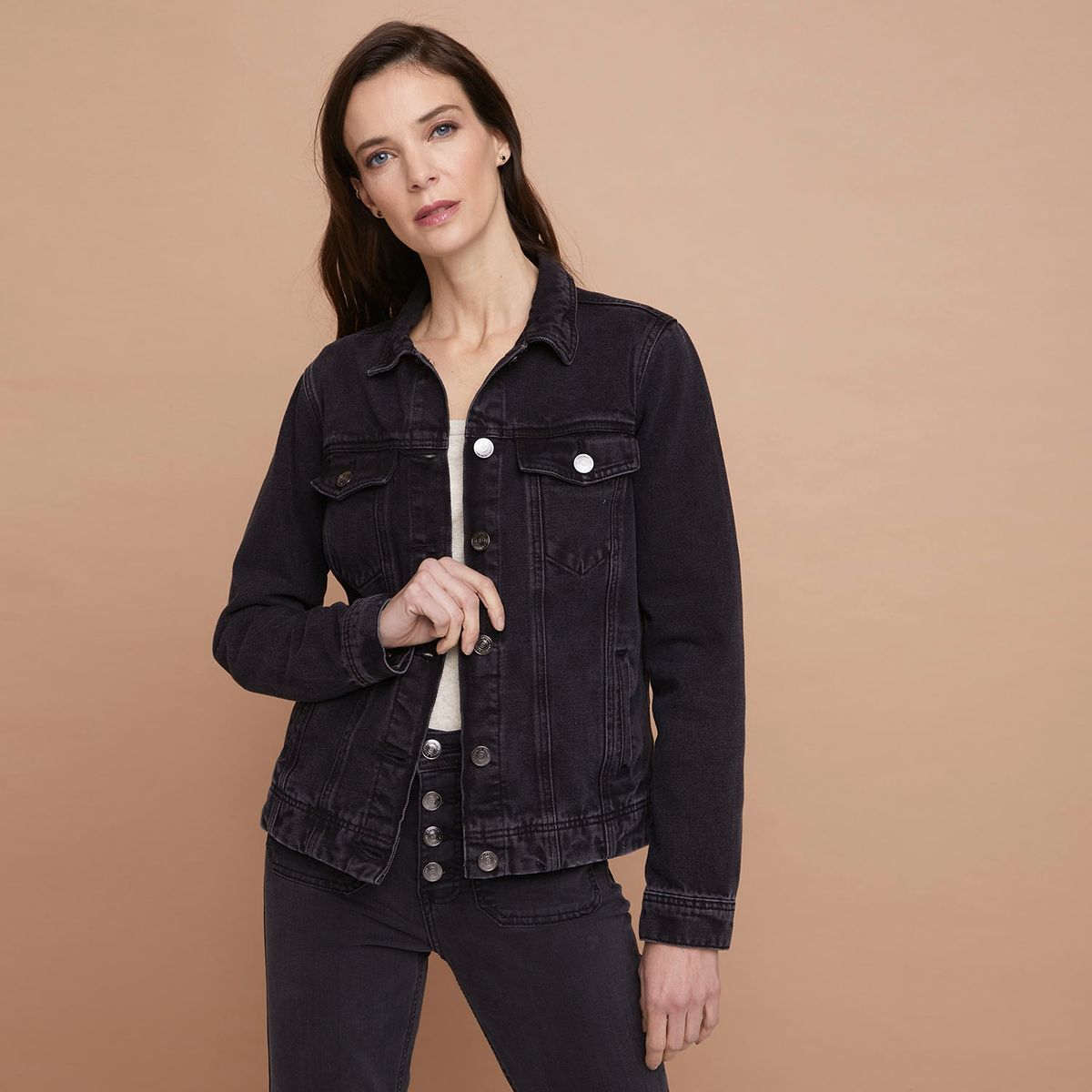 APOLOGY - Chaqueta Mujer Bordada Corazón Fundación Nuestros Hijos Cecilia Bolocco para Apology