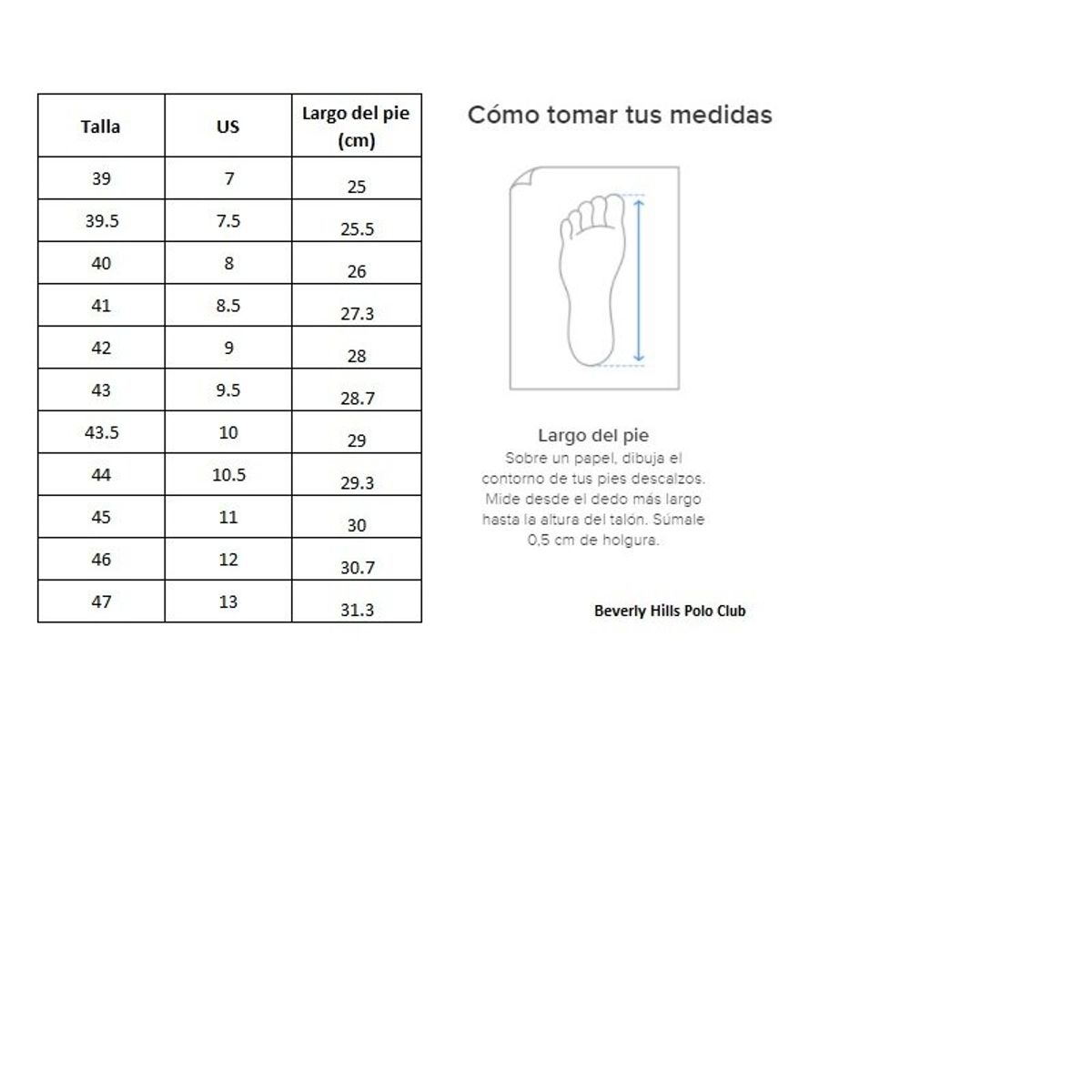 BEVERLY HILLS POLO CLUB - Zapatilla Urbana Hombre Reign Negra