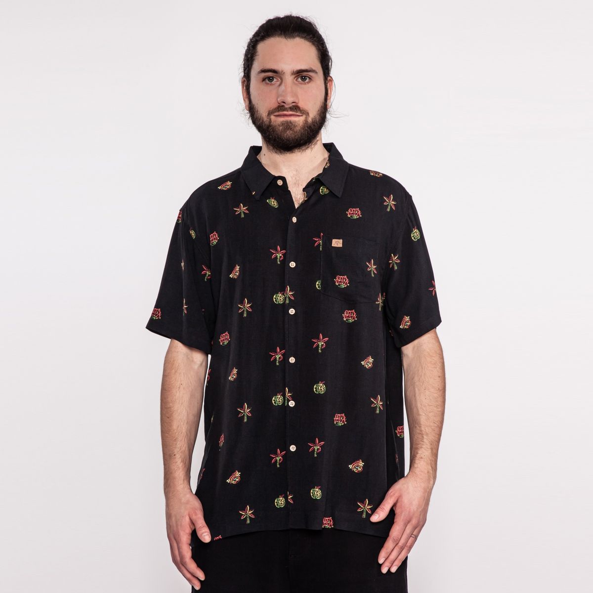 KAYA UNITE - Camisa Casual Manga Corta Viscosa Hombre Kaya Unite