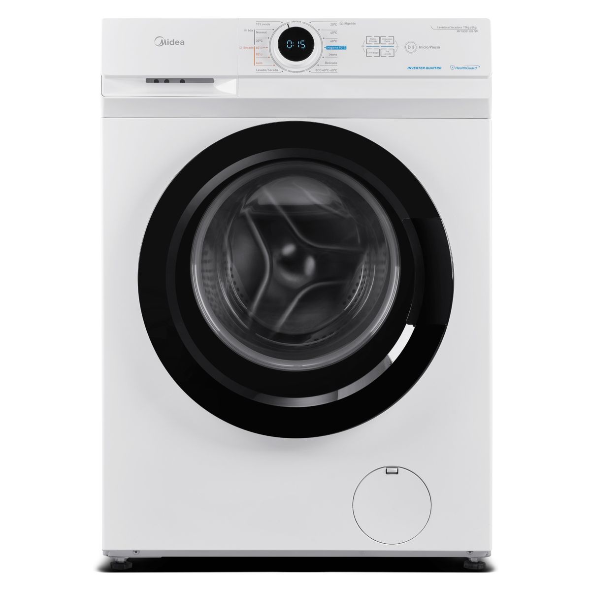 MIDEA - Lavadora-Secadora 11 Kg/8 Kg Inverter Mf100D110B/W Midea