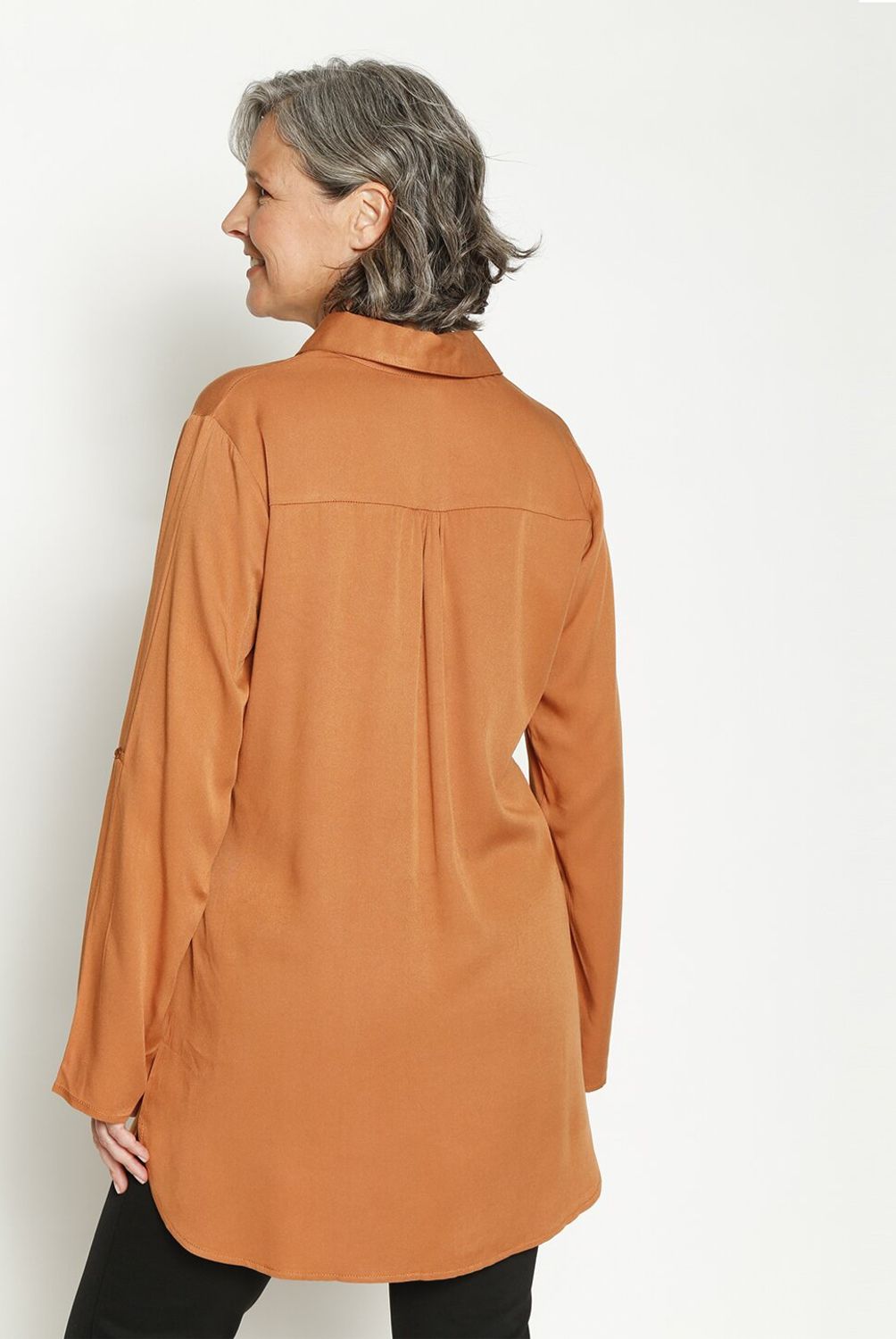 WOMAN BY ECLIPSE - Blusa Gemma Café Woman By Eclipse