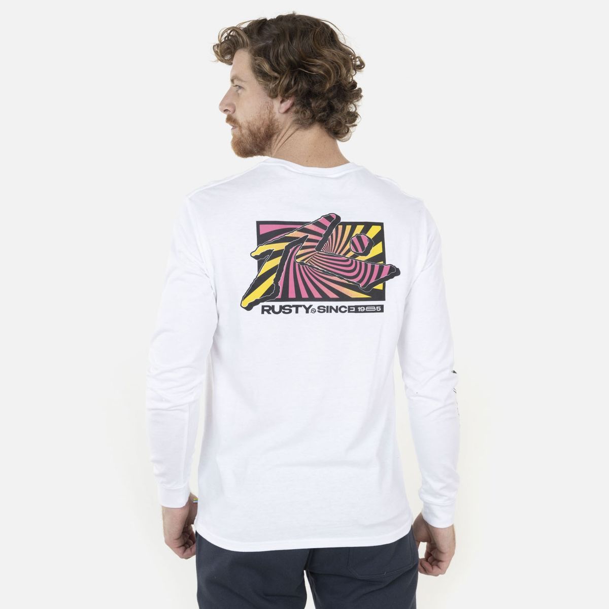 RUSTY - Polera manga larga hombre