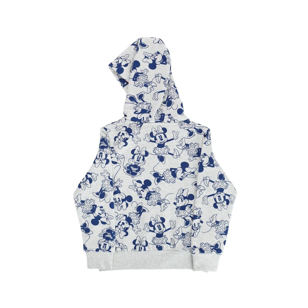 DISNEY - Polerón Abierto Niña Minnie Gris Disney