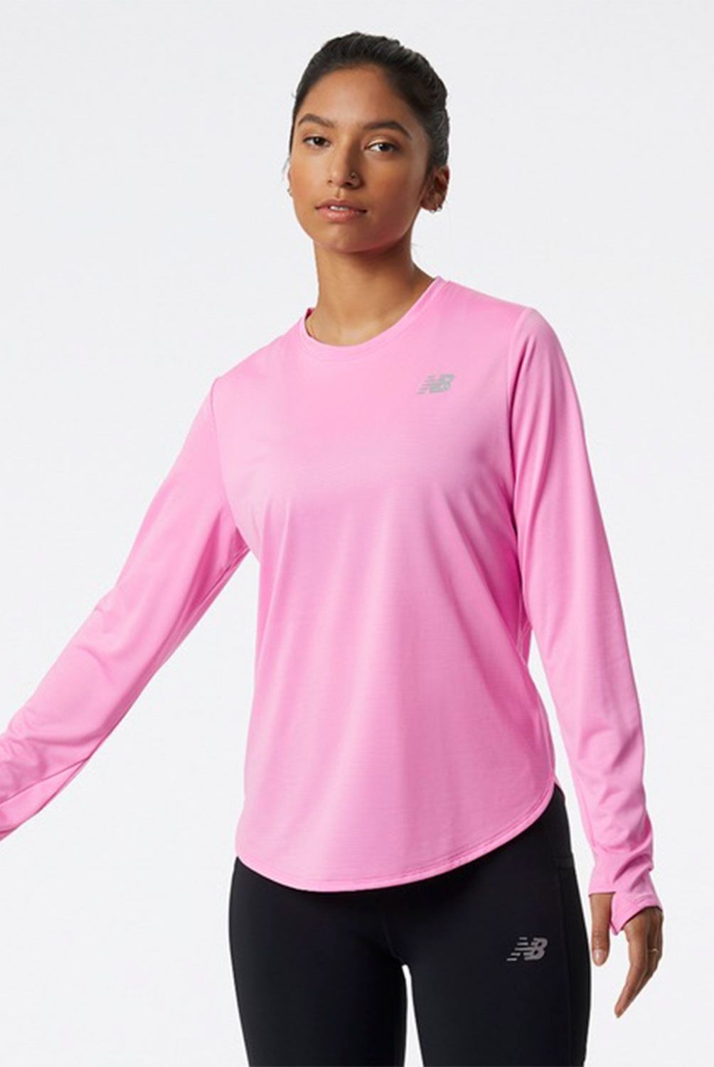 NEW BALANCE - Polera Manga Larga Running Mujer