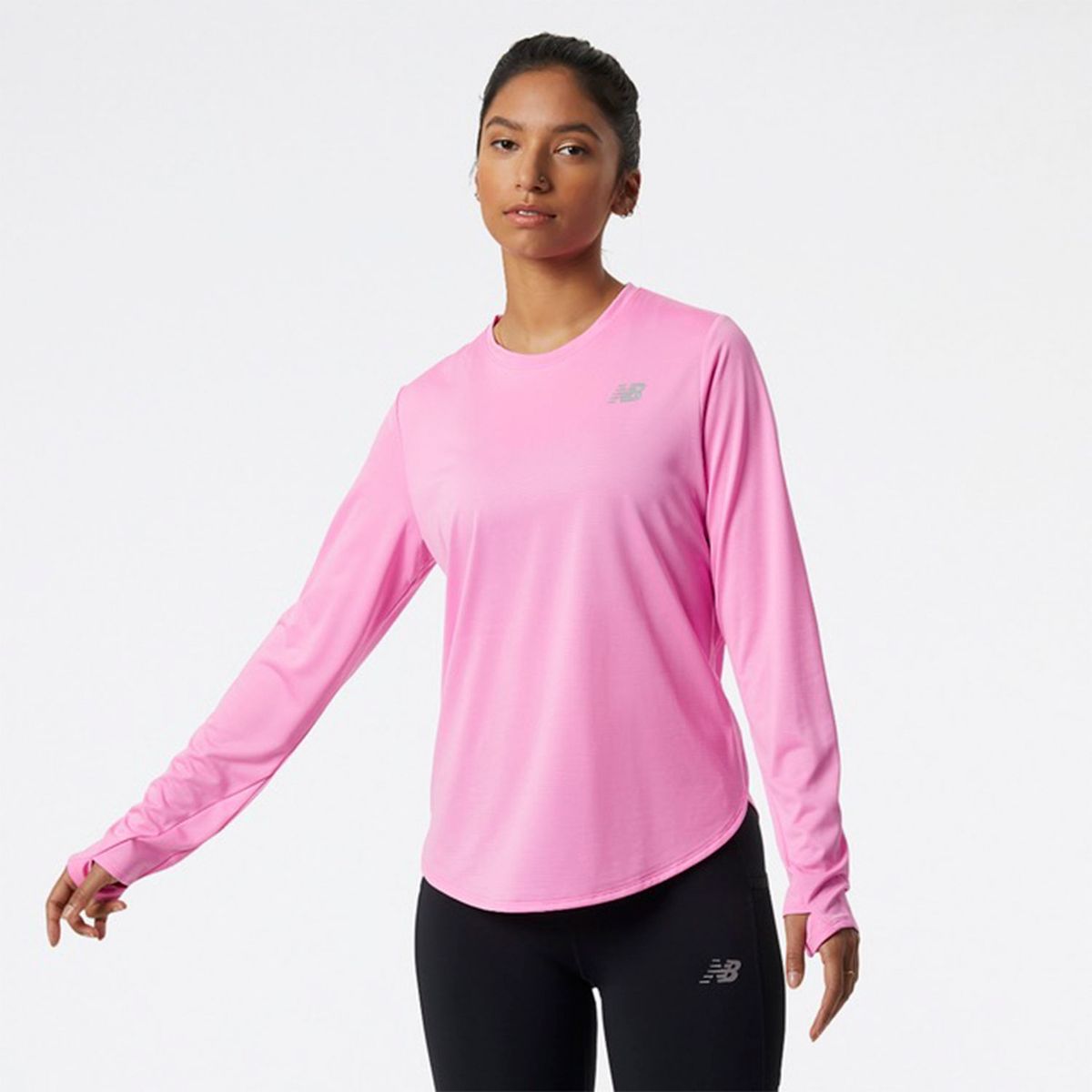 NEW BALANCE - Polera Manga Larga Running Mujer