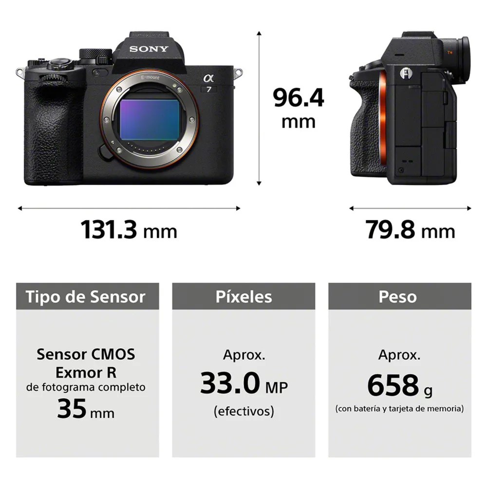 Sony a7 IV Cuerpo Negro, foto 2