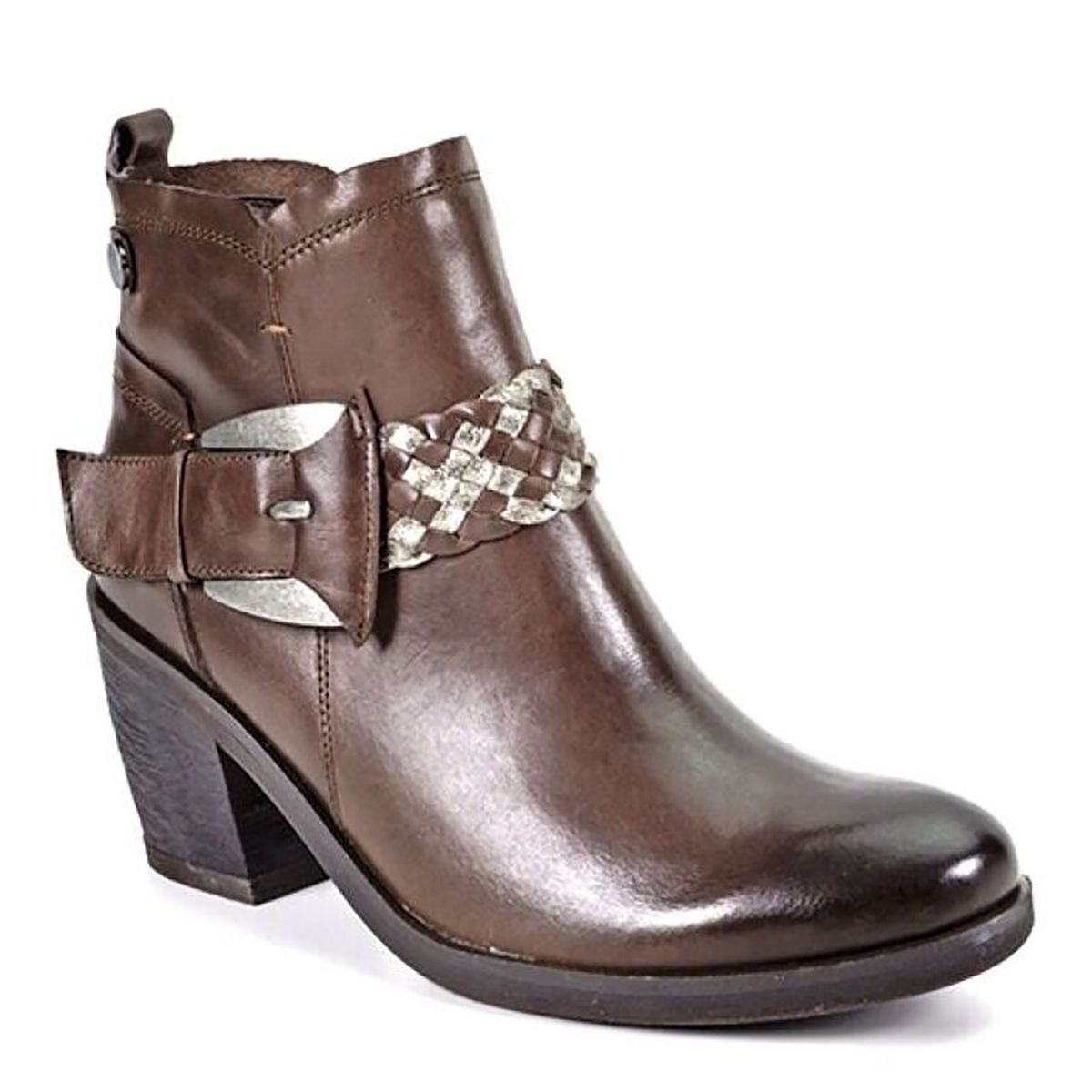 DEGAS - Botín Mujer Macarena Café Oscuro