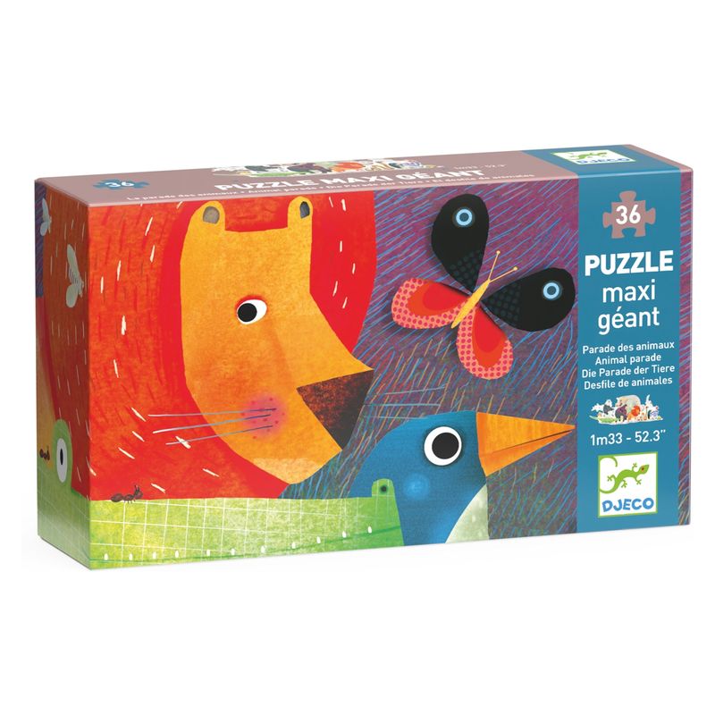 DJECO - Puzzle Gigante Desfile De Animales Djeco