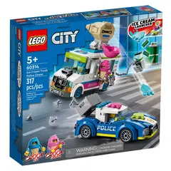 LEGO - City Policias y Camión de Helados 60314