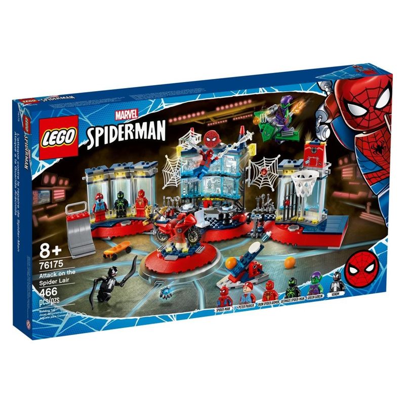 LEGO - Lego Spider Man Ataque A La Guarida Arácnida #76175